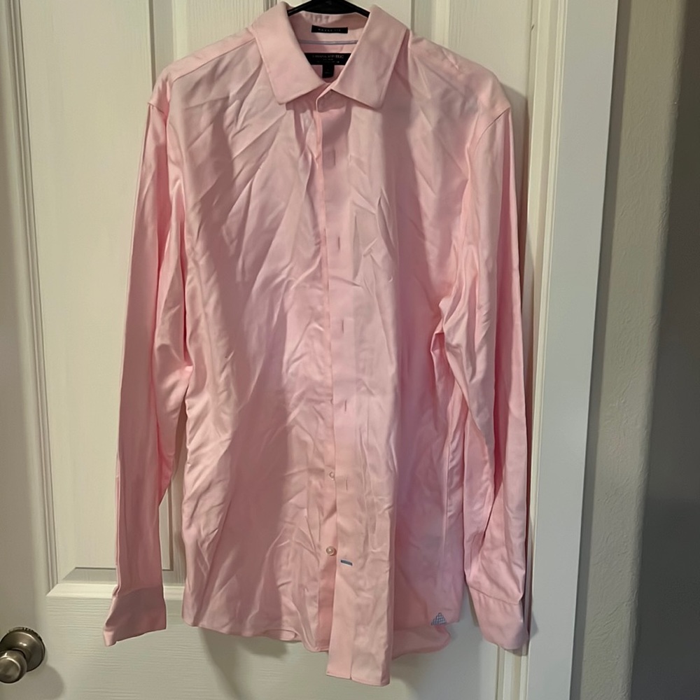 Pink Banana Republic Grant Fit Dress Shirt